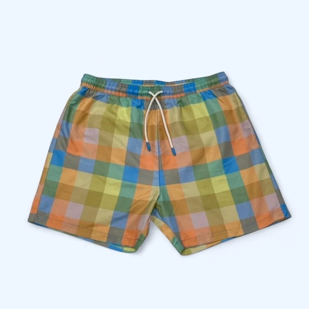 Abound Checkered Swim Shorts Trunks - Size Small - NWOT